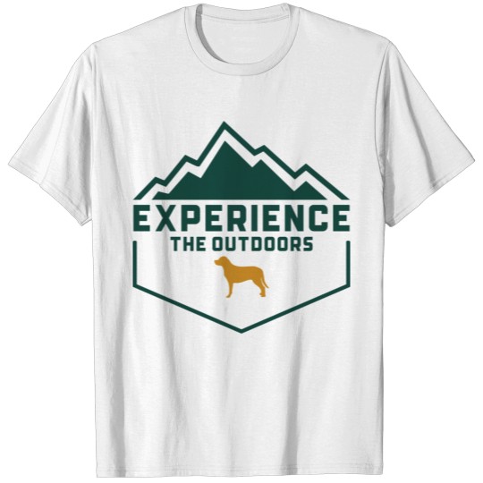 Discover Experience the Outdoor Hiking Theme Design T-shirt