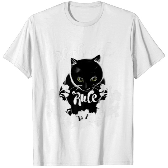 Discover Black Cats Rule Cute Black Cat Artwork Premium T-shirt