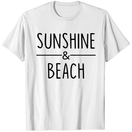 Discover Sunshine And Beach T-shirt