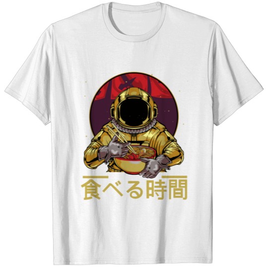 Discover Ramen Astronaut Soba Udon Bowl Anime Manga Noodle T-shirt