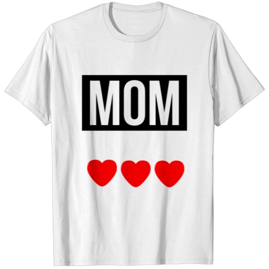 Discover MOM ❤️❤️❤️ T-shirt