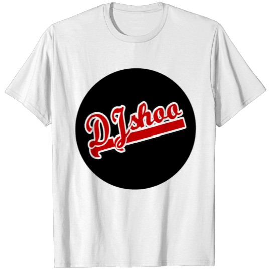 Black DJ SHOO circle T-shirt