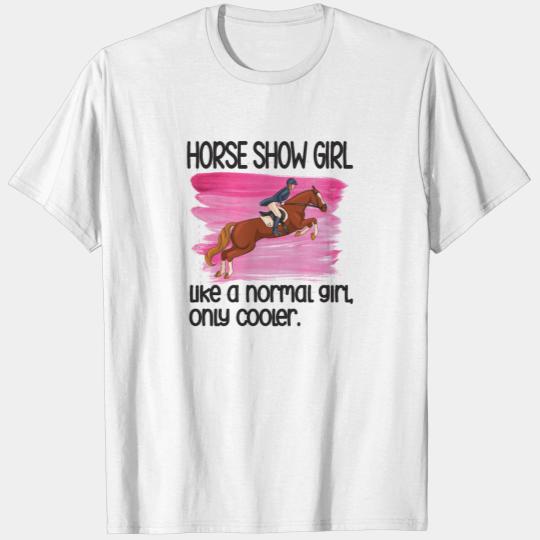 Horse Show Jumping Equestrian Horseback Riding T-shirt