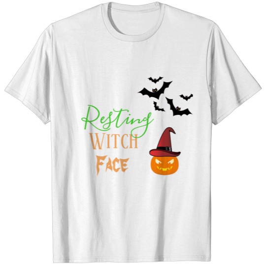 Discover Resting Witch Face funny halloween t-shirt T-shirt