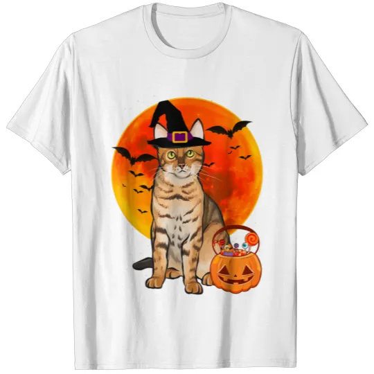 Discover Cat Pumpkin T-shirt