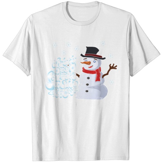 Discover Snowman Let it Snow T-shirt