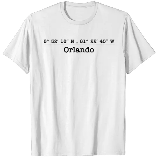 Discover Orlando coordinates T-shirt