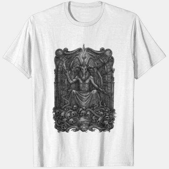 Discover 666 Baphomet Throne T-shirt