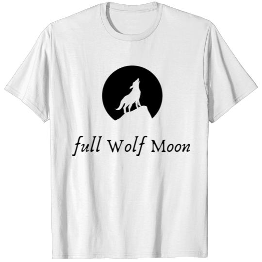 Discover full Wolf moon T-shirt