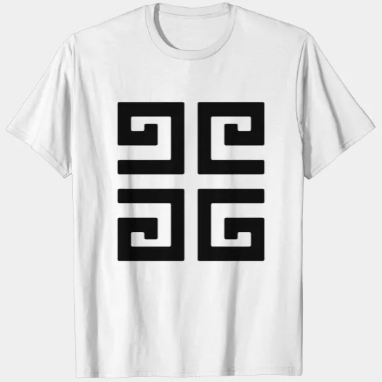 Aztec Tribal Symmetrical Motif T-shirt