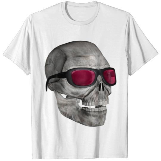 Discover skull with sunglasses 3000 (DD) T-shirt
