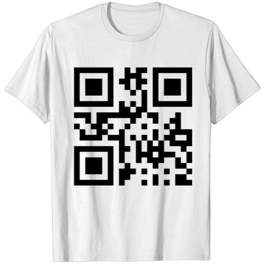 Discover Smiley ☺ Happy Face -- QR Code T-shirt