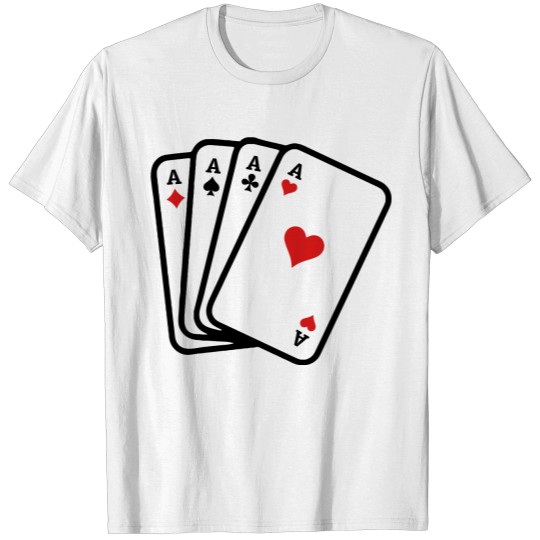 Discover Playing Cards Aces T-shirt