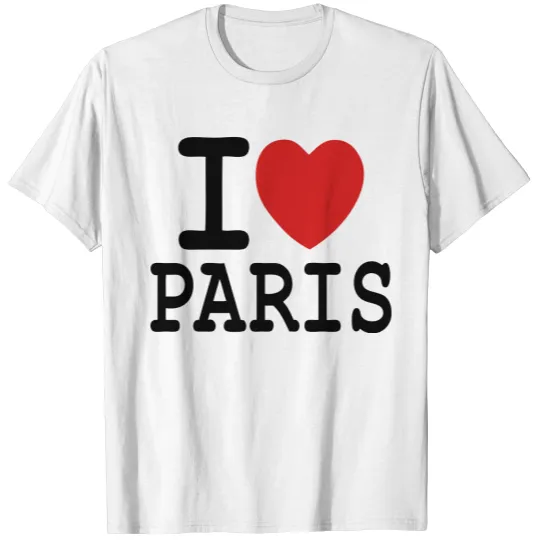 i love Paris T-shirt