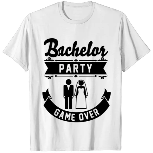 Discover Bachelor Party Game Over T-shirt