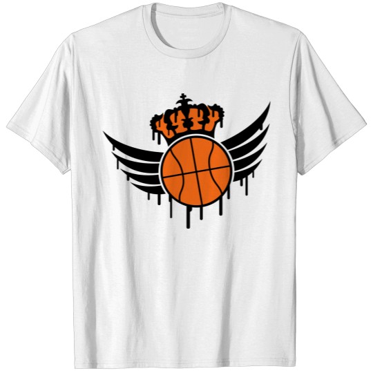 Discover Basketball Blazon Logo Graffiti T-shirt