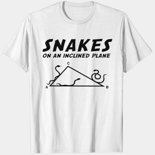 Snakes on an Inclined Plane (Math) T-shirt