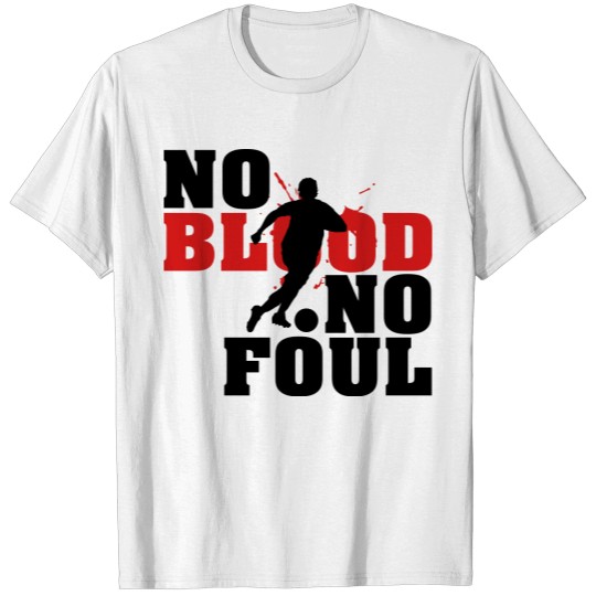 Discover Football: No blood no foul T-shirt