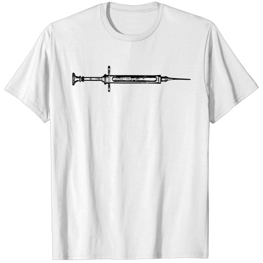 Discover hypodermic needle T-shirt