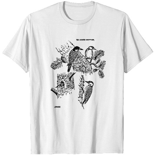 Discover red cockaded woodpeckers T-shirt