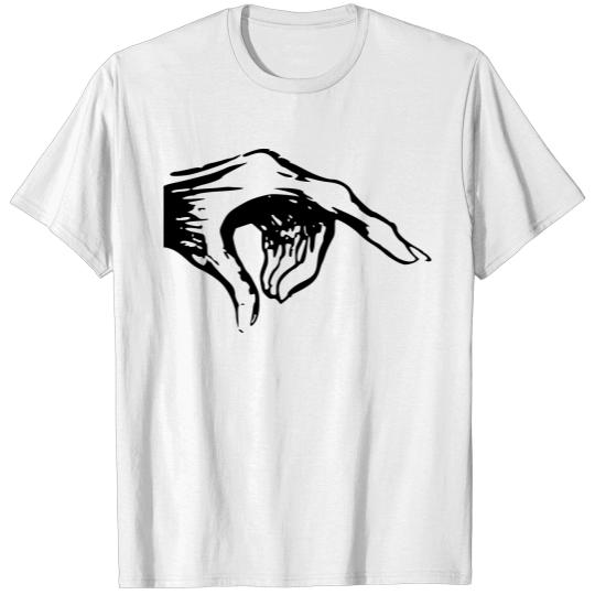 Discover Pointing monster hand T-shirt