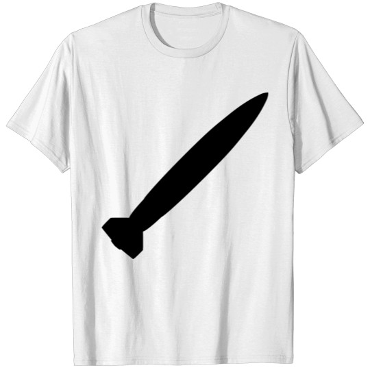 Discover Nuclear missile silhouette T-shirt