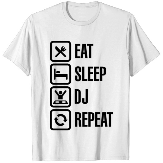 Discover Eat Sleep DJ Repeat T-shirt