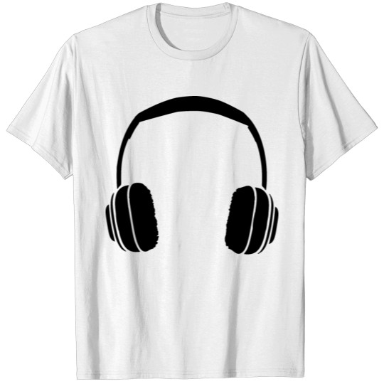 Discover Shiny Headphones Silhouette T-shirt