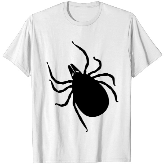 Discover Simple tick (Ixodes ricinus) silhouette T-shirt