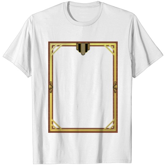 Discover Art Deco Border 4 T-shirt