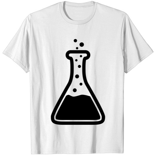 Discover Erlenmeyer flask icon T-shirt