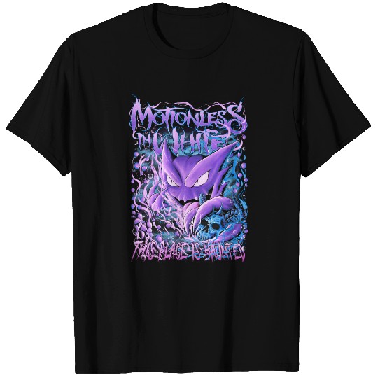 This Place Is Hauntered Shirt, Haunted Gengar Motionless In White Shirt