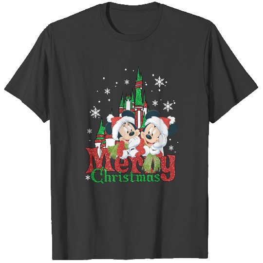 Discover Disney Mickey Minnie Mouse Merry Christmas T Shirts
