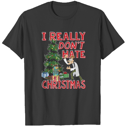 Discover Disney Phineas And Ferb DOOF Christmas Quote T-Shirts