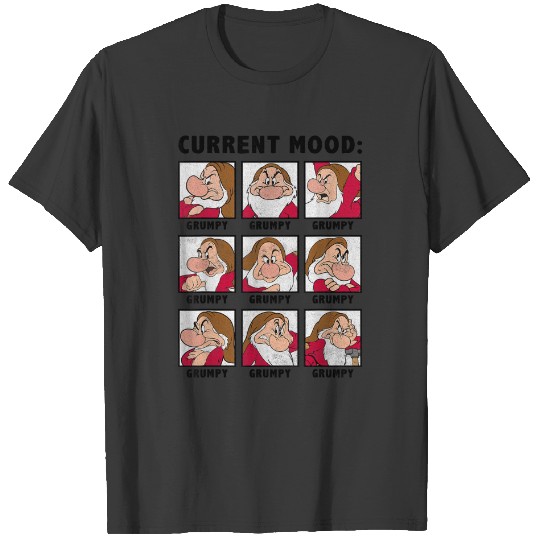 Discover Disney Snow White Current Mood Always Grumpy Gra T-Shirts