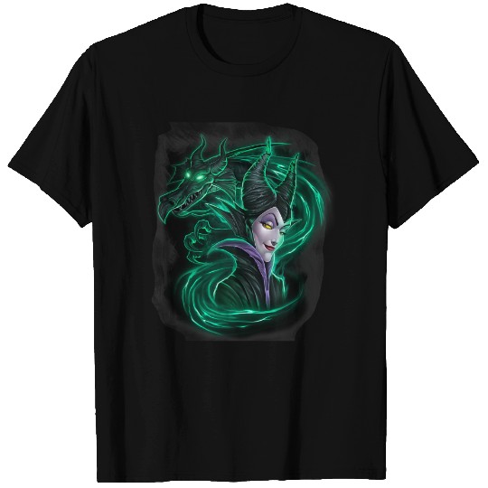 Disney Sleeping Beauty Maleficent Green Dragon P T-Shirts