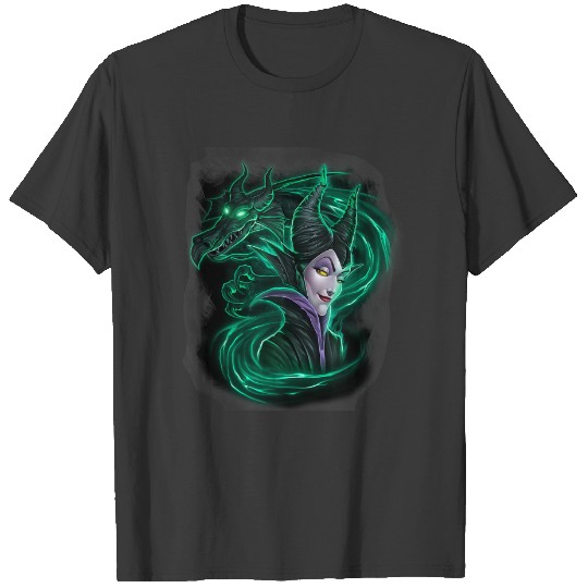 Disney Sleeping Beauty Maleficent Green Dragon P T-Shirts