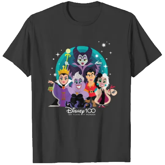 Discover Disney 100 Disney Villains 100 Years Of Wonder T-Shirts