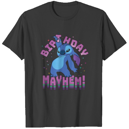 Disney Lilo Stitch Disco Dance Birthday Mayhem T-Shirts