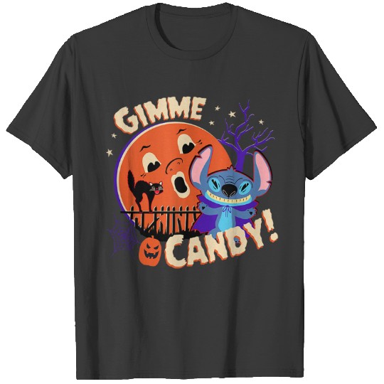 Disney Stitch Gimme Candy Spooky Halloween Tank T-Shirts
