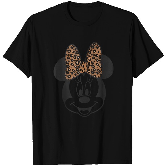 Disney Minnie Mouse Distressed Vintage Leopard B T-Shirts