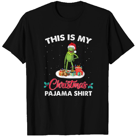 Disney Santa Kermit Frog Christmas Muppets Shirt