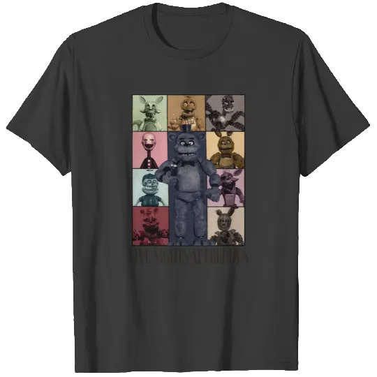 Five Nights At Freddys Eras Tour T-Shirts