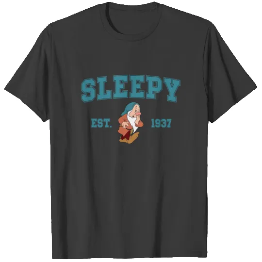 Disney Sleepy T Shirts, Princess Snow White And 7 Dawfs T Shirts