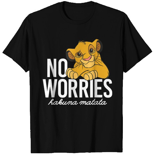 Disney Lion King Classic No Worries Simba T-Shirts
