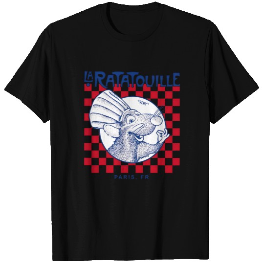 Disney Pixar Ratatouille Remy Paris Checkerboard Shirt