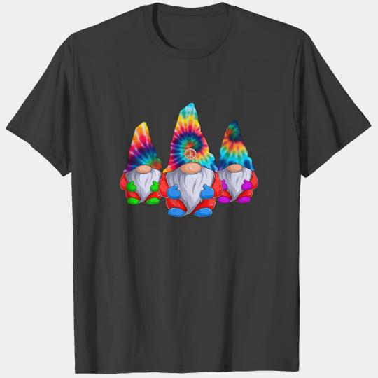 Discover Three Hippie Gnomes Peace Gnome Funny Retro Tie Diy Gnomes 2 T Shirts