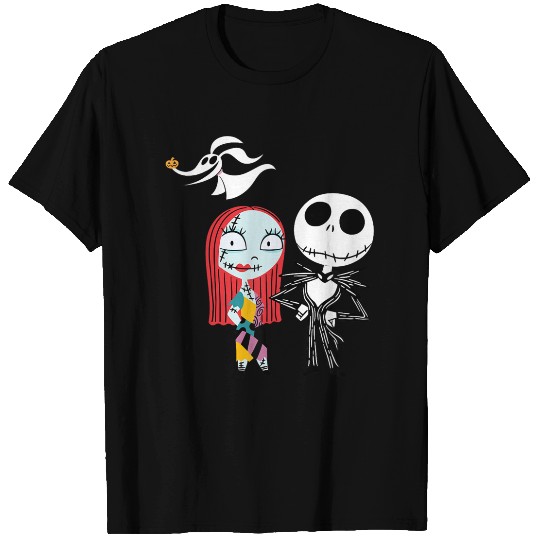 disneys Nightmare Before Christmas Dark Jack Sally T-Shirts