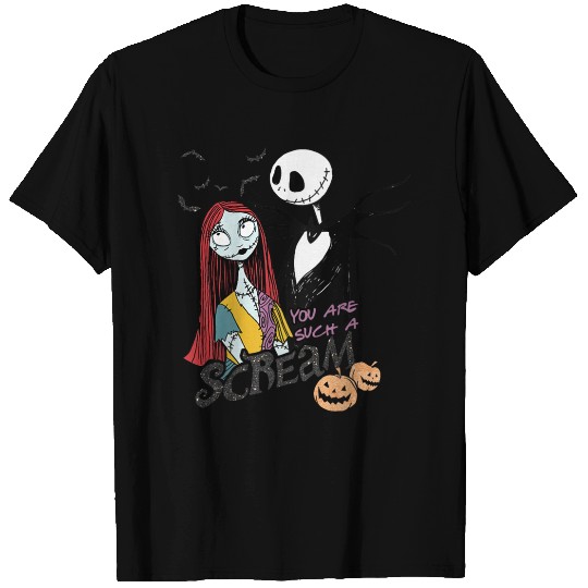 disneys The Nightmare Before Christmas Jack Sally Scream Raglan T-Shirts
