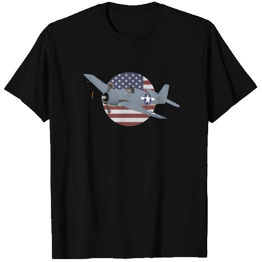 WW2 F6F Hellcat Airplane - F6f Hellcat - T-Shirt